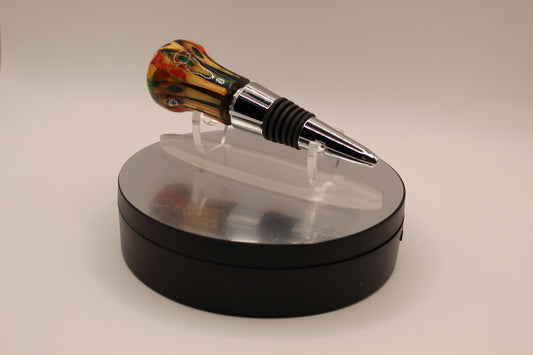 Wine Bottle Stopper with Cork Screw