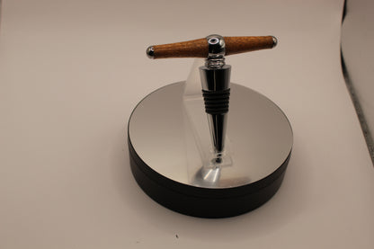 Wine Bottle Stopper with hidden cork screw