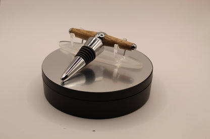 Wine Bottle Stopper with Cork Screw