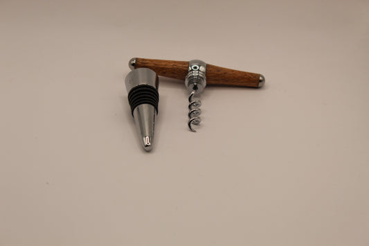 Wine Bottle Stopper and Cork Screw